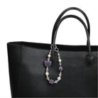 Crystal Heart Purple Charm Bilek Askısı - SUMTHINCS