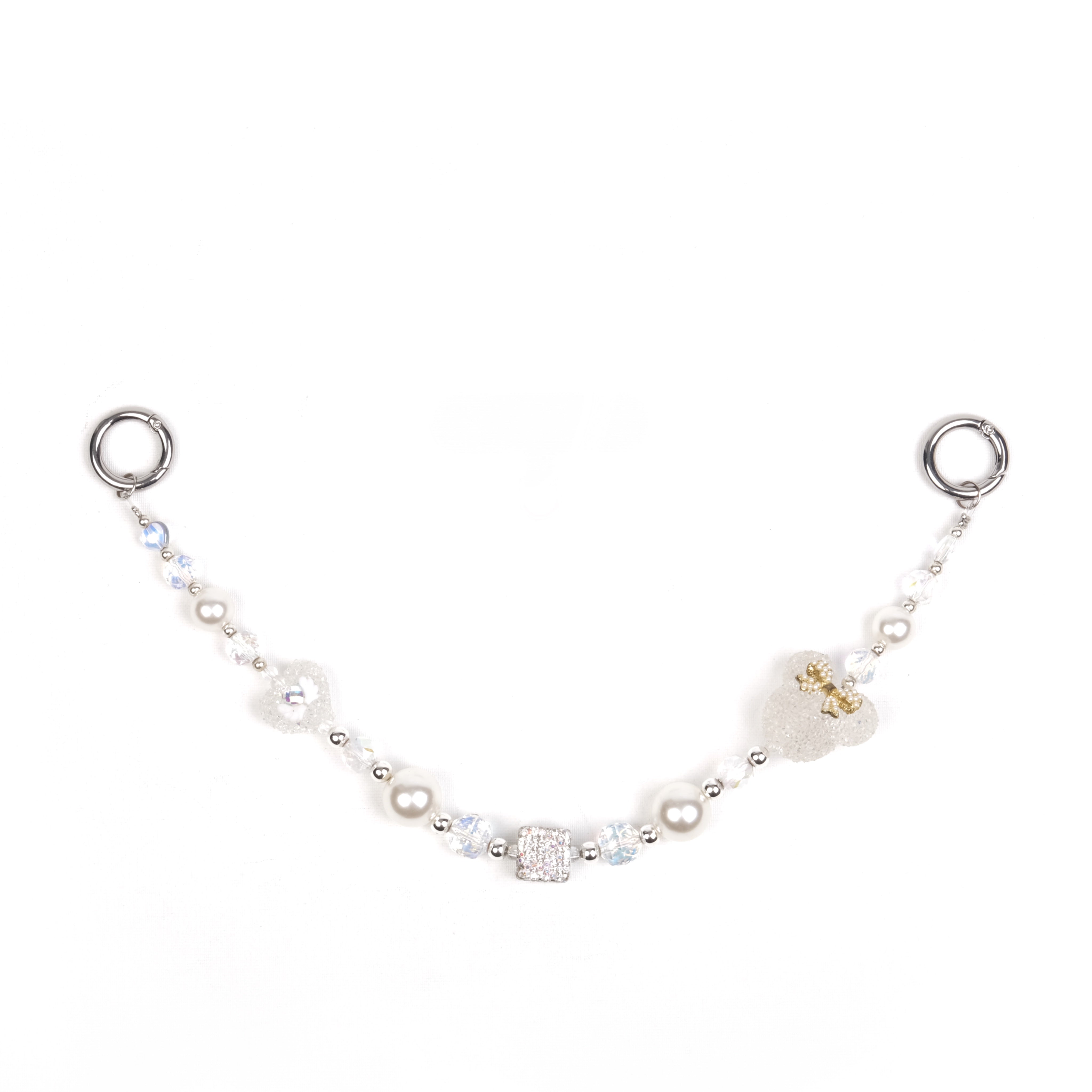 Crystal White Charm Bilek Askısı - SUMTHINCS