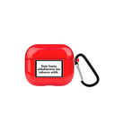 Custom Quote AirPods 3 Kişiye Özel Şeffaf Silikon Kılıf - SUMTHINCS