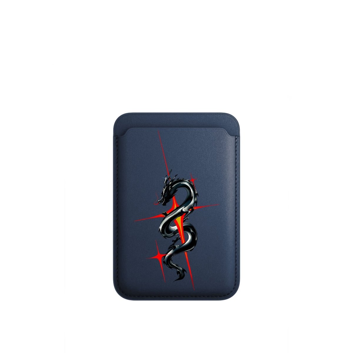 Dragonflare MagSafe Deri Cüzdan Wallet Pasifik Mavi - Sumthincs