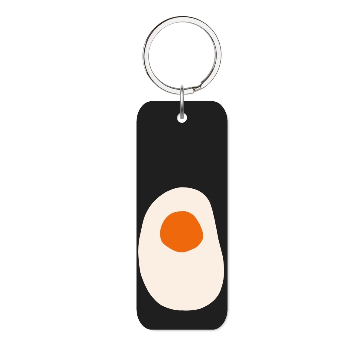 Egg Glossy Anahtarlık Charm Dikdörtgen - Sumthincs
