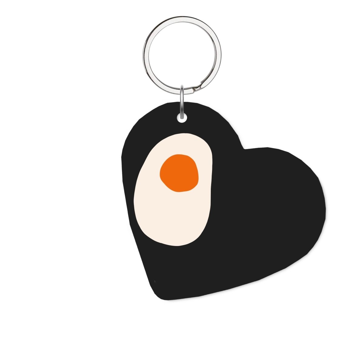 Egg Glossy Anahtarlık Charm Kalp - Sumthincs