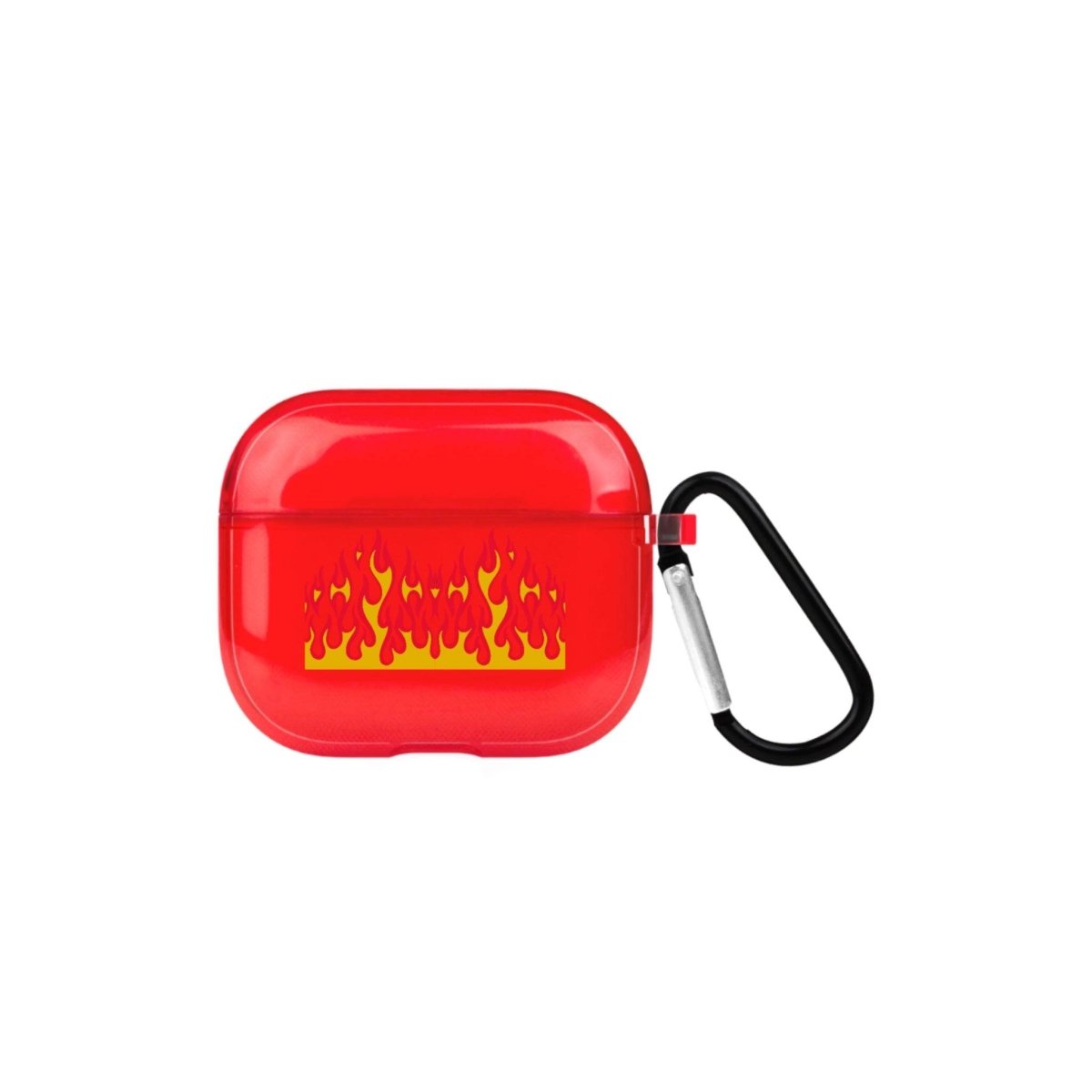 Flamme AirPods 3 Şeffaf Silikon Kılıf Kırmızı - SUMTHINCS