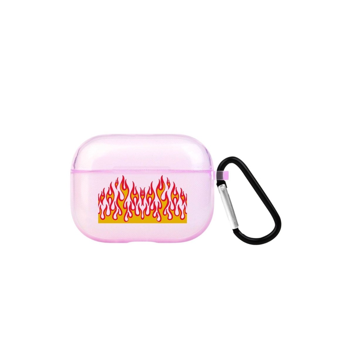 Flamme AirPods Pro 2 Şeffaf Silikon Kılıf Lila - SUMTHINCS
