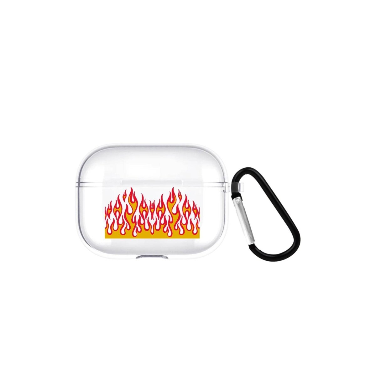 Flamme AirPods Pro 2 Şeffaf Silikon Kılıf Beyaz Şeffaf - SUMTHINCS
