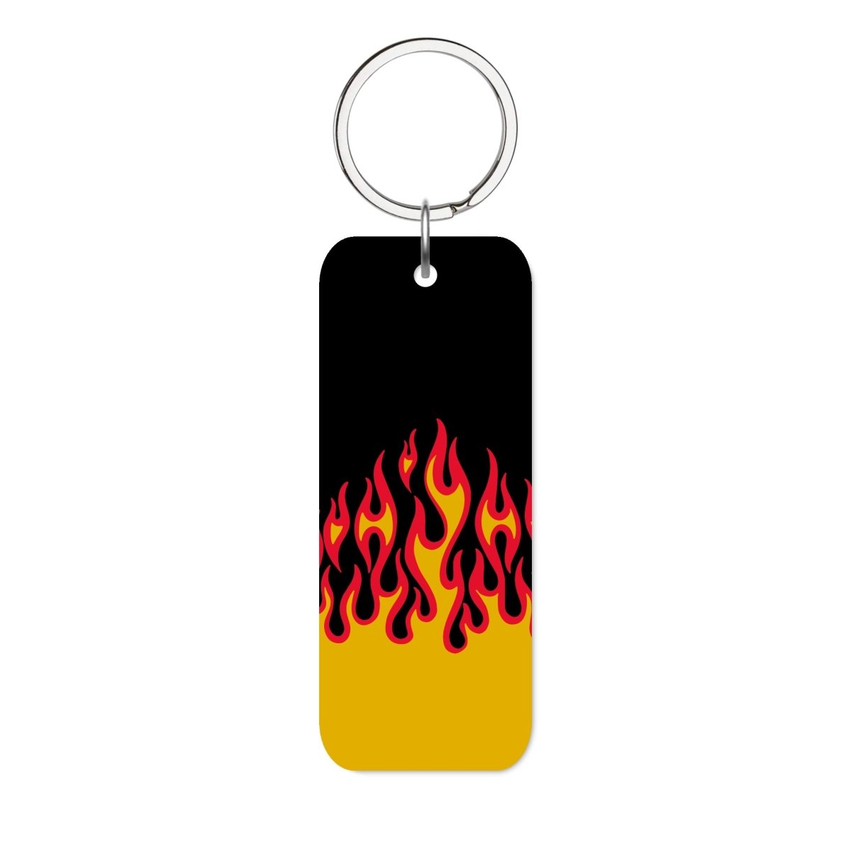Flamme Glossy Dikdörtgen Anahtarlık - SUMTHINCS