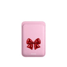 Glimmer MagSafe Deri Cüzdan Wallet Pembe - Sumthincs