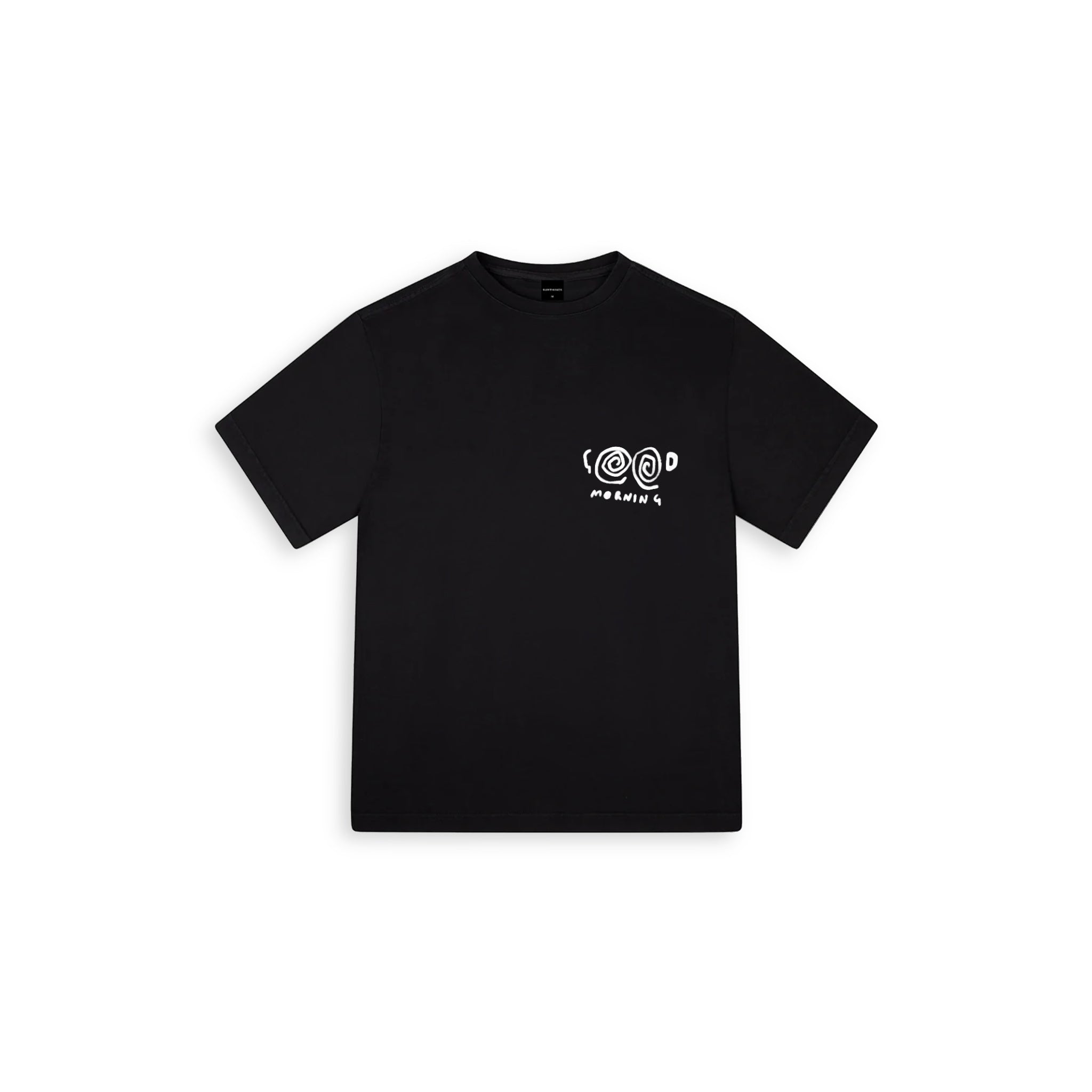 Good Morning Oversize Large T-shirt Siyah - SUMTHINCS