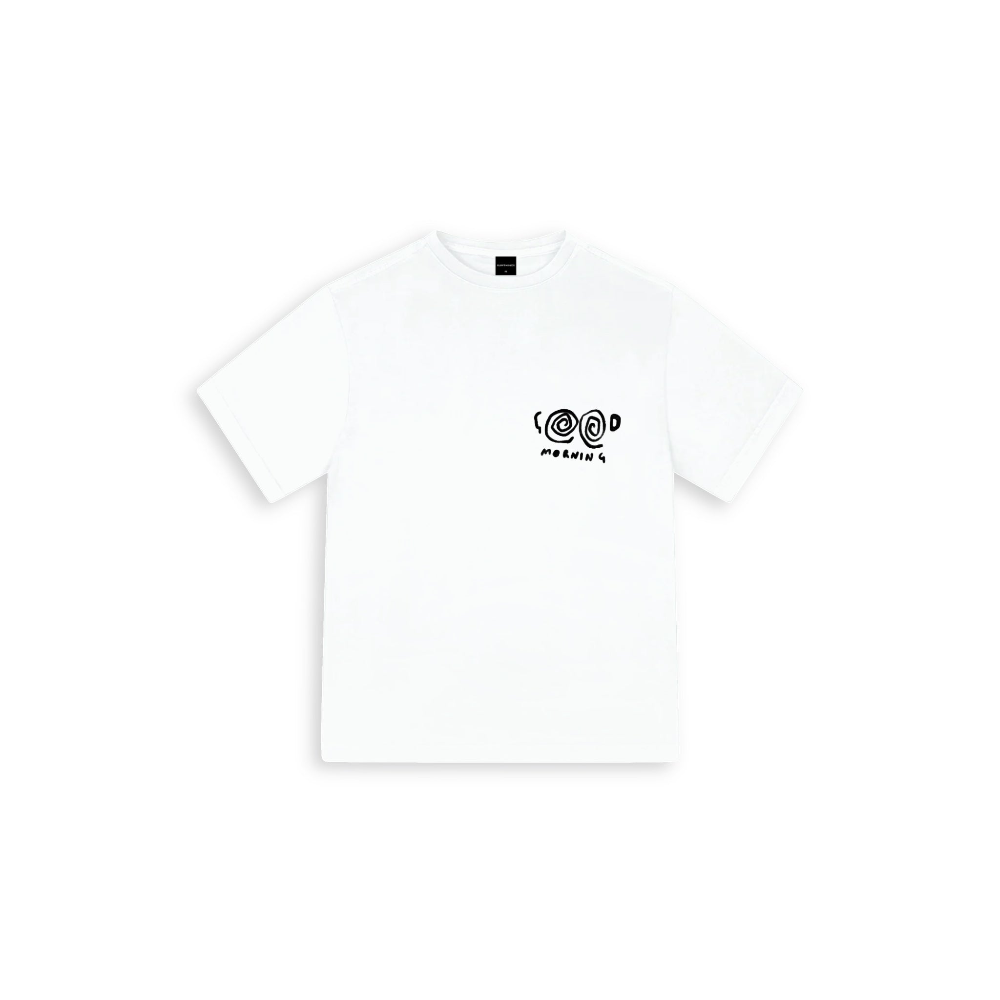 Good Morning Oversize Large T-shirt Beyaz - SUMTHINCS