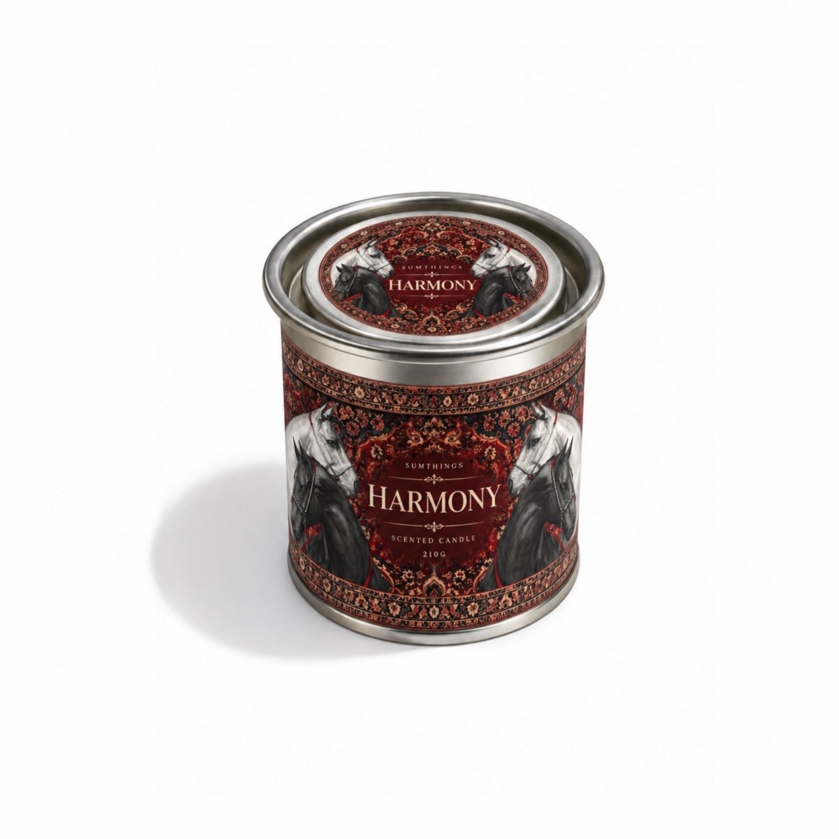Harmony – Ud, Amber ve Bergamot Kokulu Soya Mum - Sumthincs