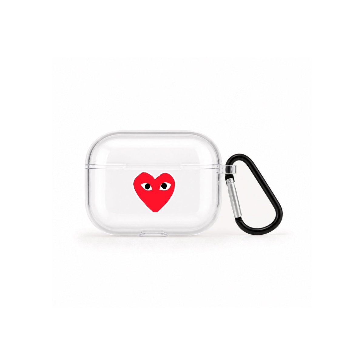 Hearts AirPods Pro Şeffaf Silikon Kılıf Beyaz Şeffaf - Sumthincs