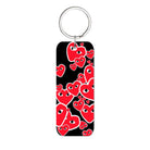 Hearts Glossy Dikdörtgen Anahtarlık - SUMTHINCS
