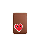 Hearts MagSafe Deri Cüzdan Wallet Kahverengi - Sumthincs