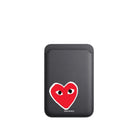 Hearts MagSafe Deri Cüzdan Wallet Siyah - Sumthincs
