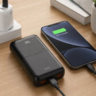 Hızlı Şarjlı LED Dijital Ekranlı 20000mAh Taşınabilir Şarj Cihazı Powerbank - Sumthincs