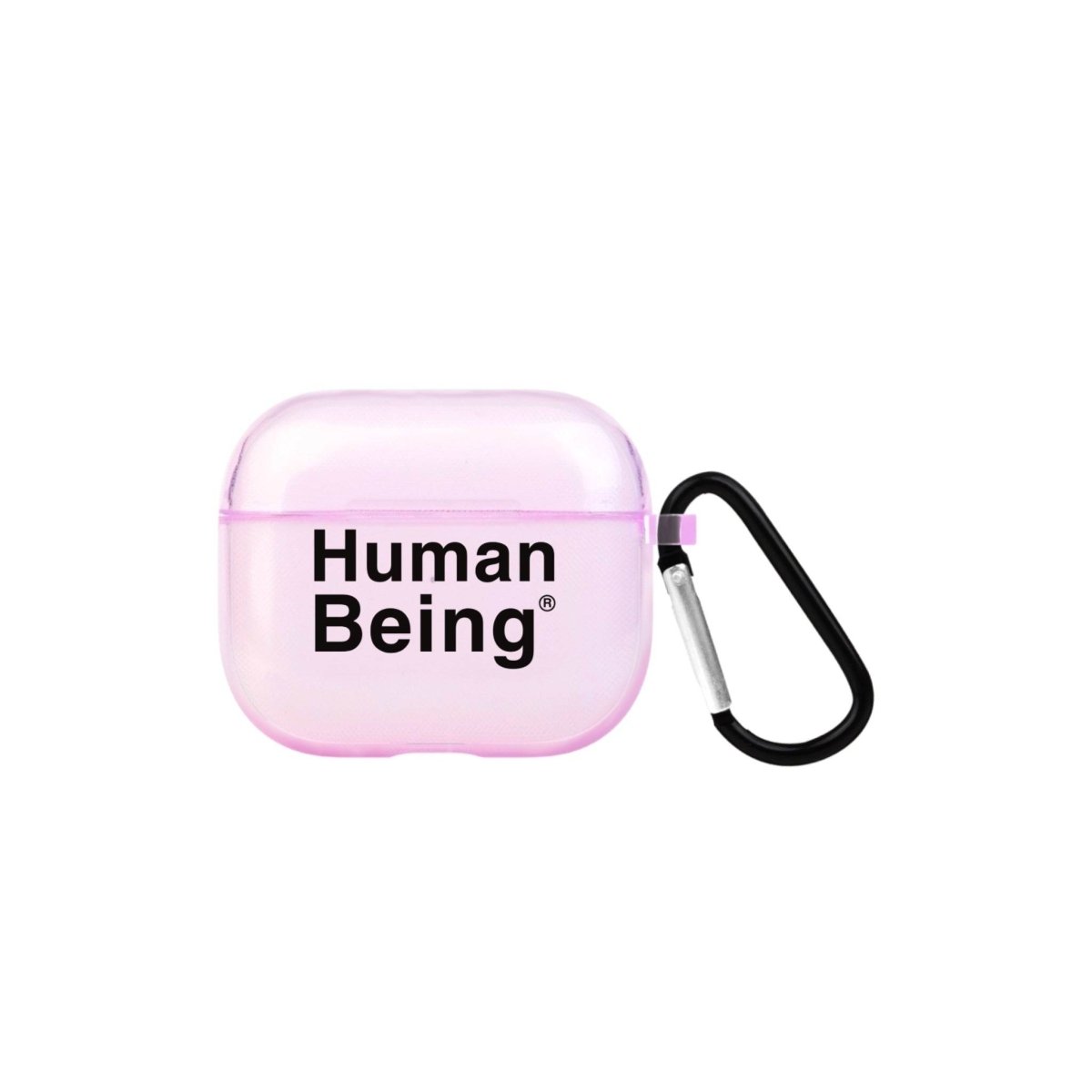 Human Being AirPods 3 Şeffaf Silikon Kılıf Lila - SUMTHINCS