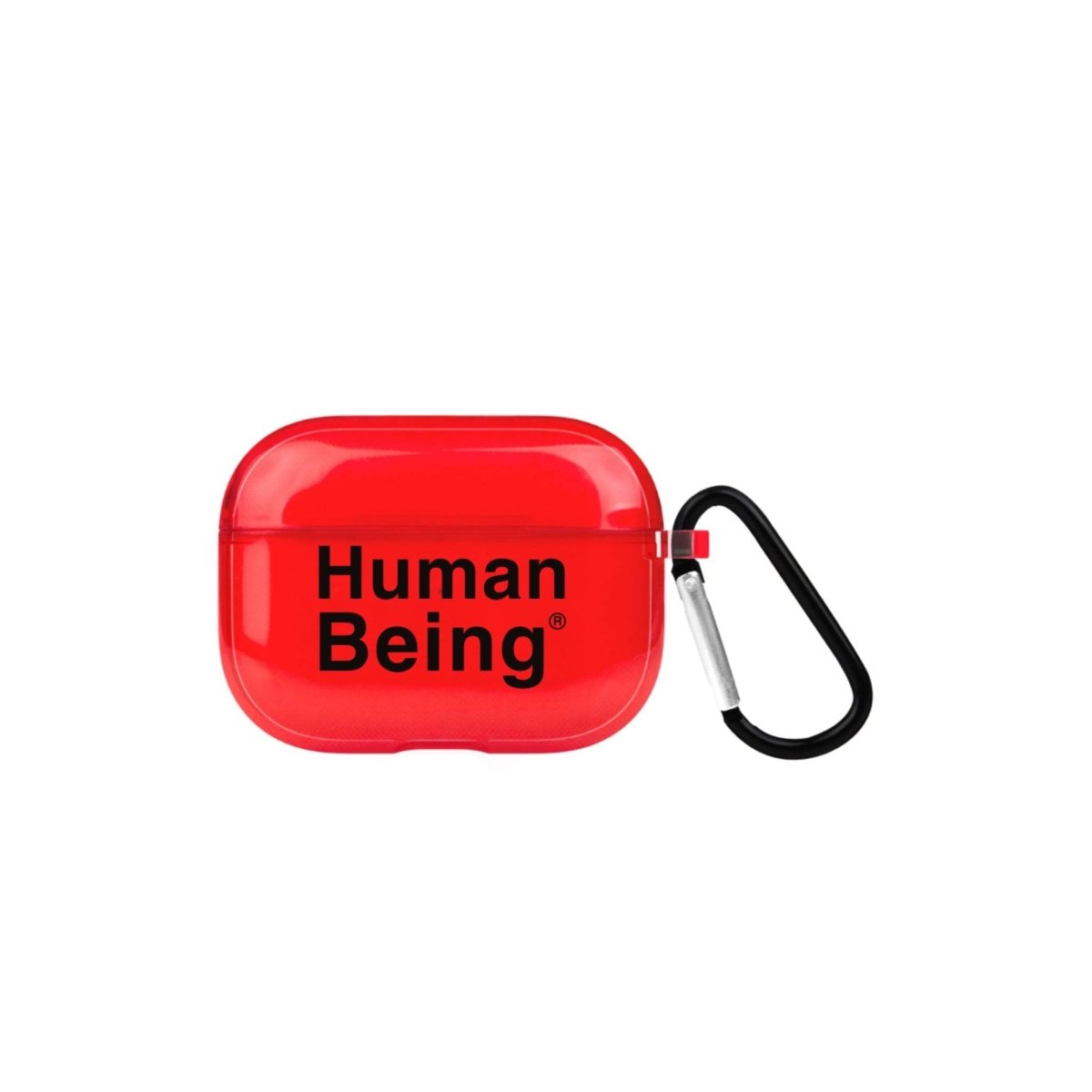 Human Being AirPods Pro 2 Şeffaf Silikon Kılıf Kırmızı - SUMTHINCS