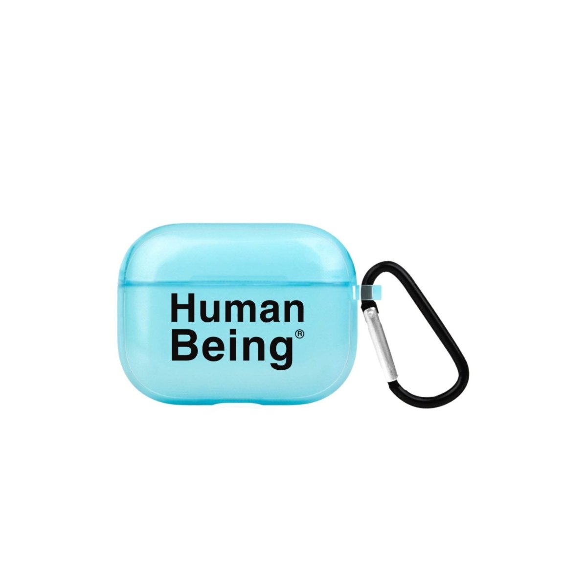 Human Being AirPods Pro 2 Şeffaf Silikon Kılıf Mavi - SUMTHINCS