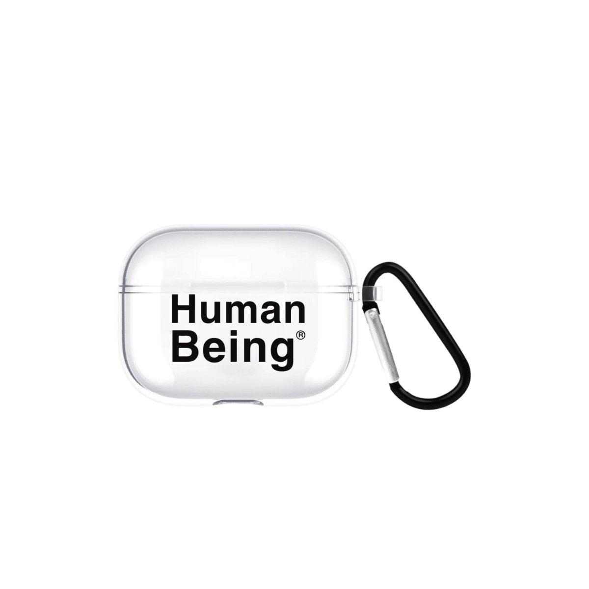 Human Being AirPods Pro 2 Şeffaf Silikon Kılıf Beyaz Şeffaf - SUMTHINCS