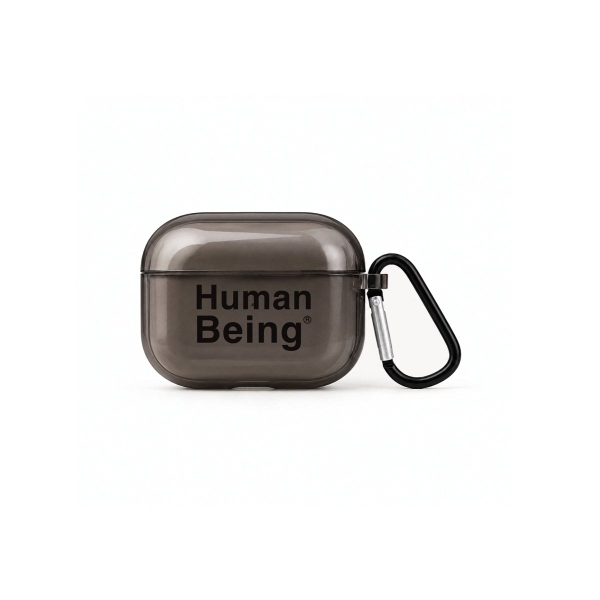 Human Being AirPods Pro Şeffaf Silikon Kılıf Siyah - Sumthincs