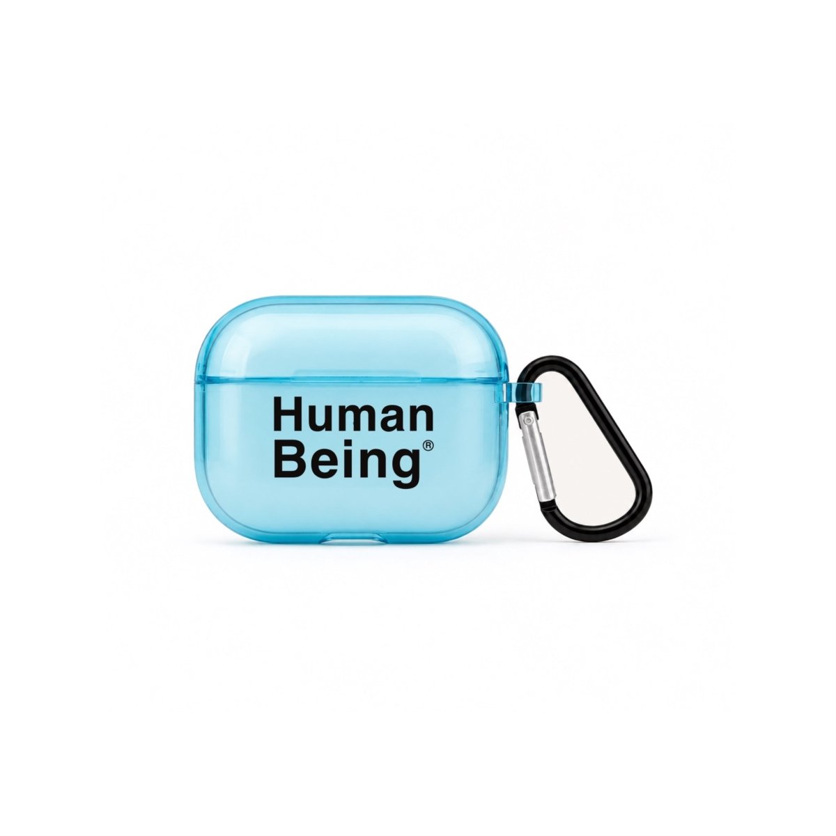 Human Being AirPods Pro Şeffaf Silikon Kılıf Mavi - Sumthincs