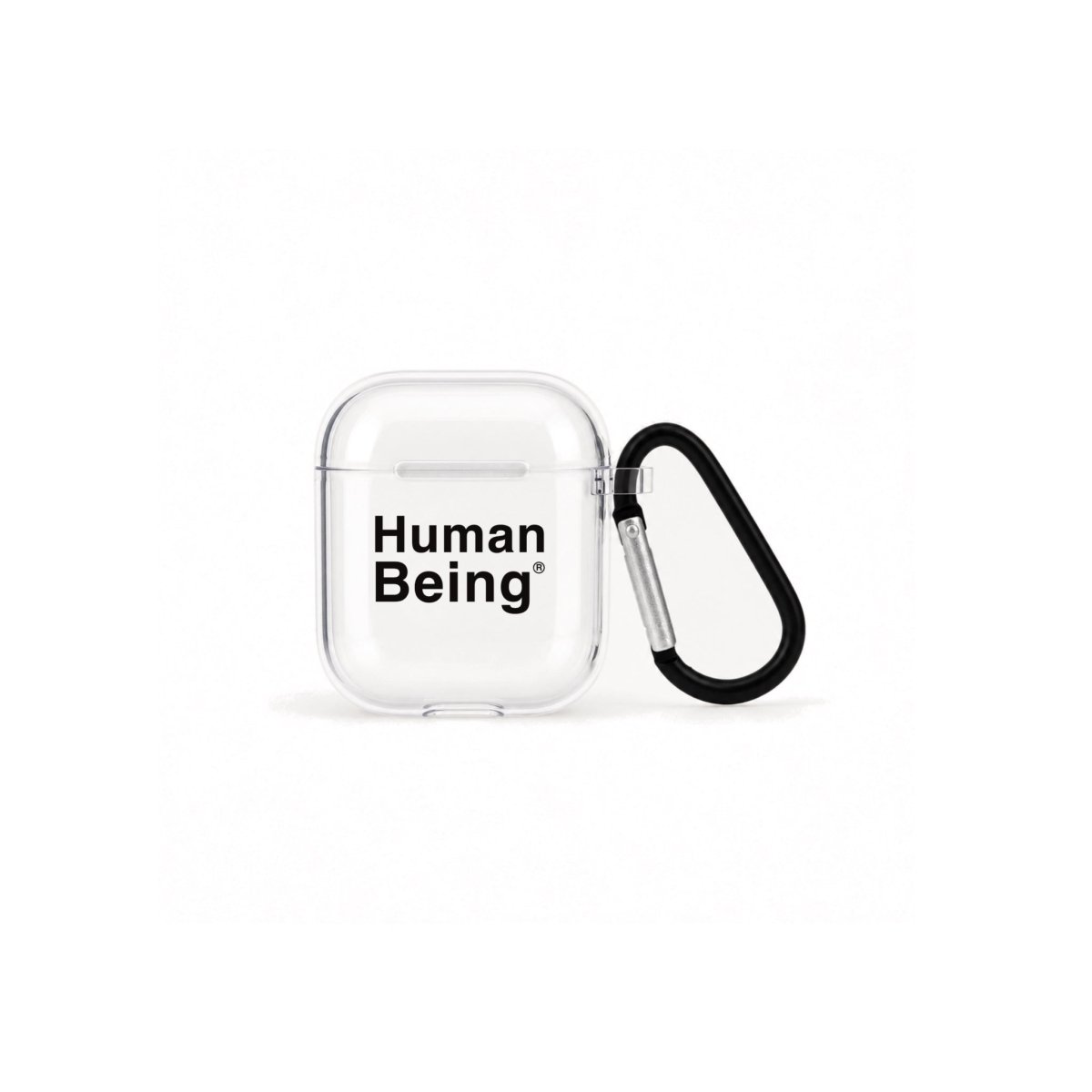 Human Being AirPods Şeffaf Silikon Kılıf Beyaz Şeffaf - Sumthincs