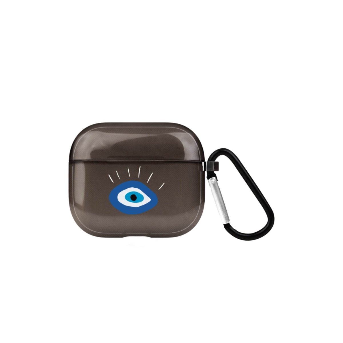 I See You AirPods 3 Şeffaf Silikon Kılıf Siyah - SUMTHINCS