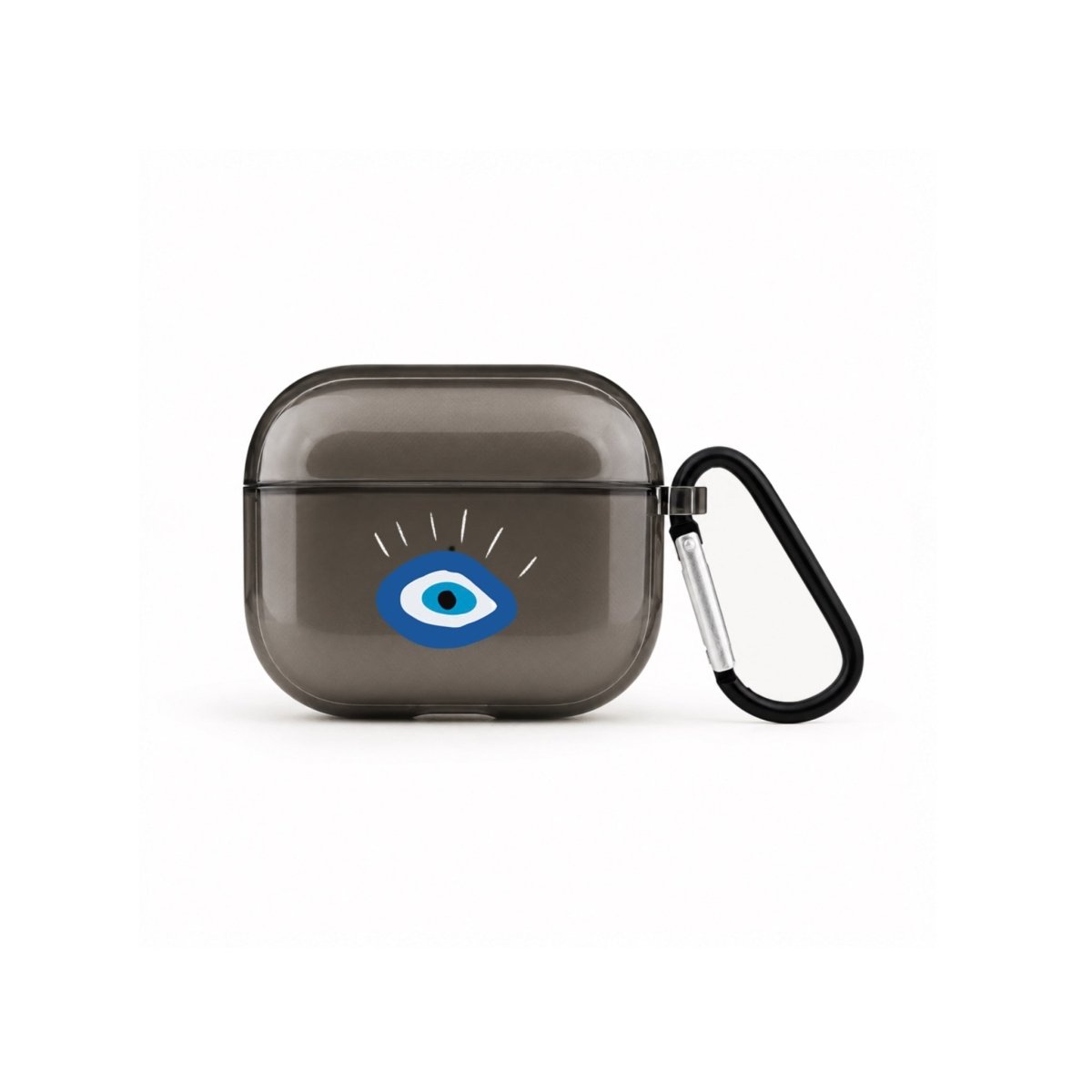 I See You AirPods 3 Şeffaf Silikon Kılıf Siyah - Sumthincs