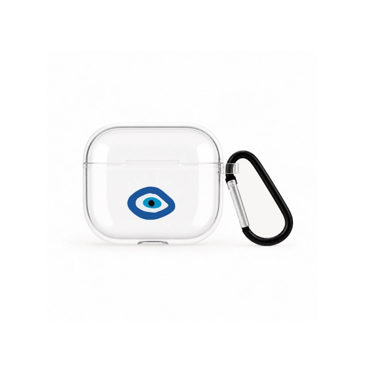 I See You AirPods 3 Şeffaf Silikon Kılıf Beyaz Şeffaf - Sumthincs