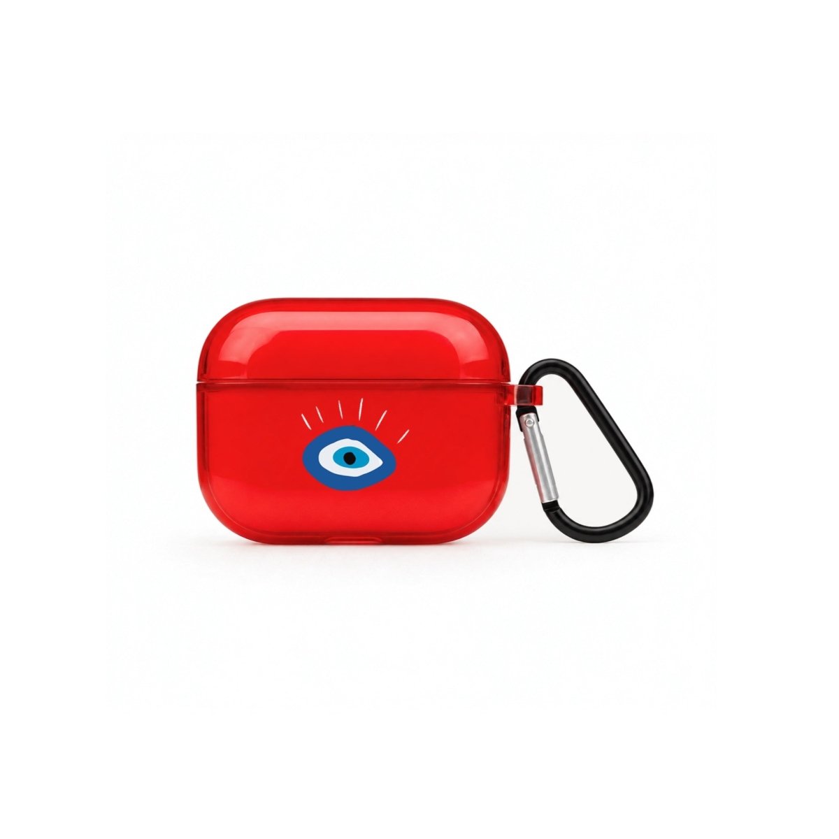 I See You AirPods Pro Şeffaf Silikon Kılıf Kırmızı - Sumthincs