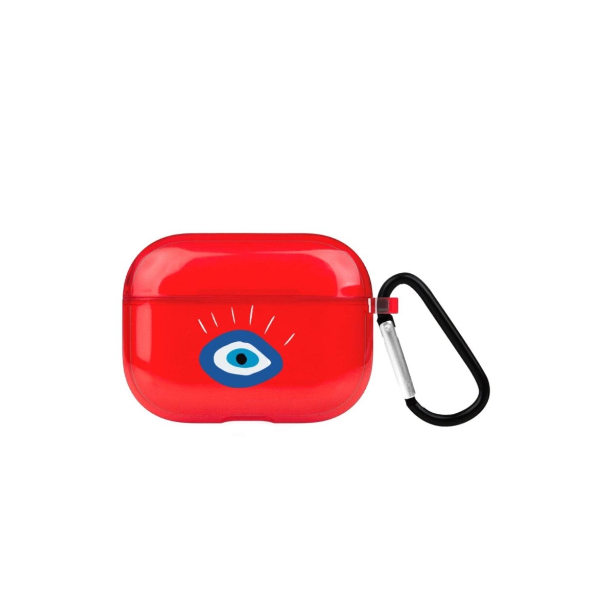 I See You AirPods Pro Şeffaf Silikon Kılıf Kırmızı - SUMTHINCS