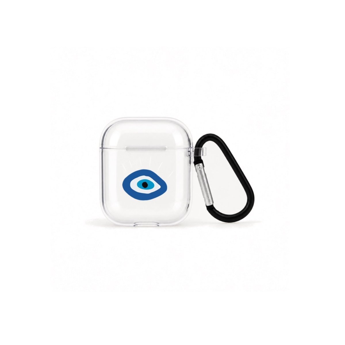 I See You AirPods Şeffaf Silikon Kılıf Beyaz Şeffaf - Sumthincs
