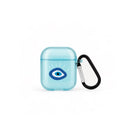 I See You AirPods Şeffaf Silikon Kılıf Mavi - Sumthincs