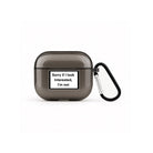 Interested AirPods 3 Şeffaf Silikon Kılıf Siyah - Sumthincs