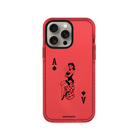 iPhone 11 Ace Queen Procase Şeffaf Telefon Kılıfı Kırmızı - SUMTHINCS