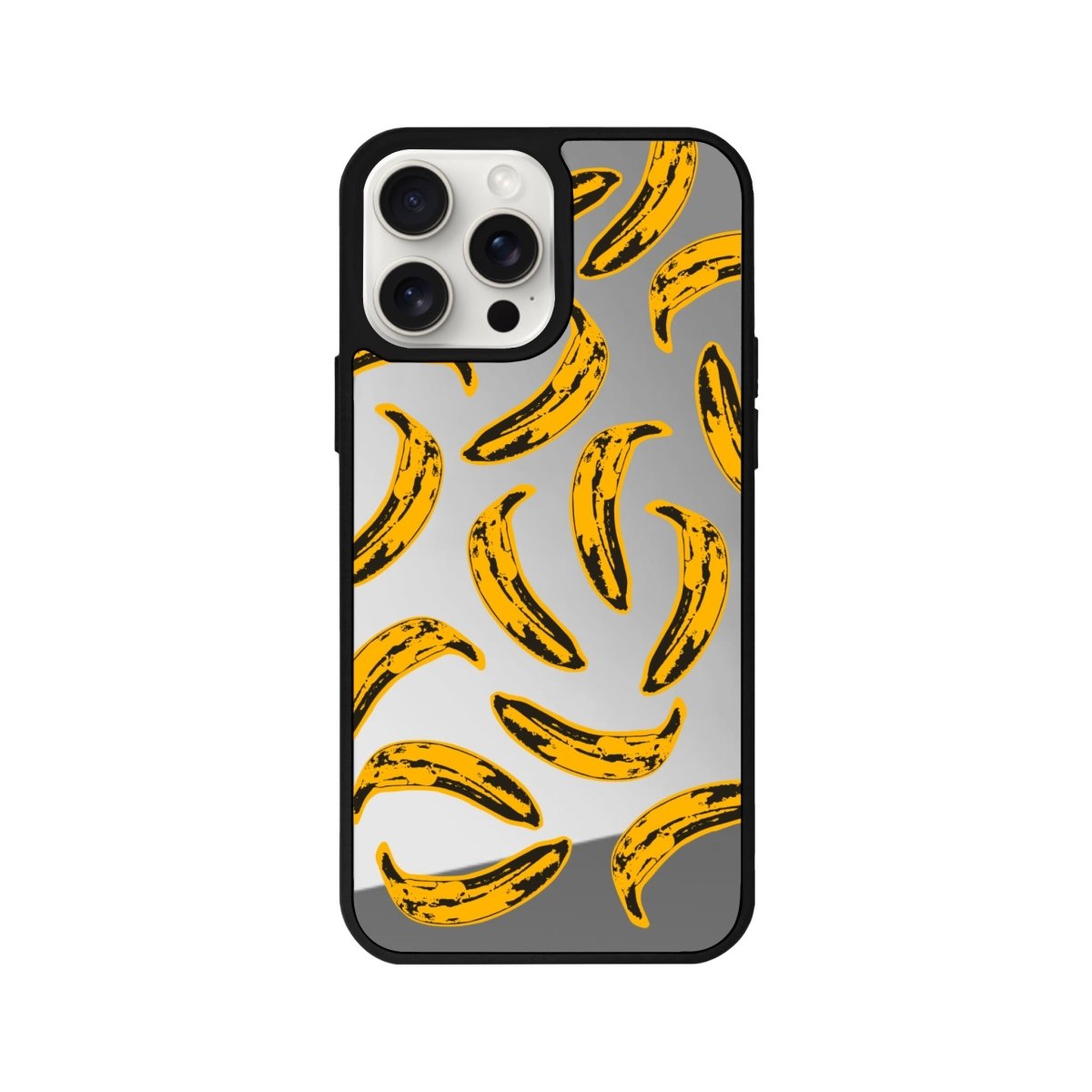 iPhone 11 Banana Mirror Aynalı Telefon Kılıfı Gümüş - SUMTHINCS