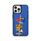 iPhone 11 Crossroad Leather Vegan Deri Telefon Kılıfı Mavi - SUMTHINCS