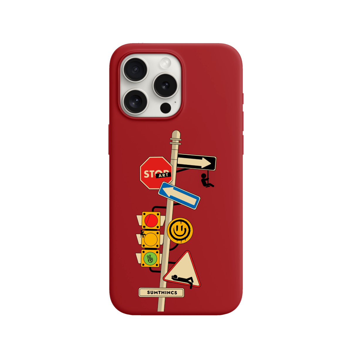 iPhone 11 Crossroad Premium Telefon Kılıfı Kırmızı - SUMTHINCS