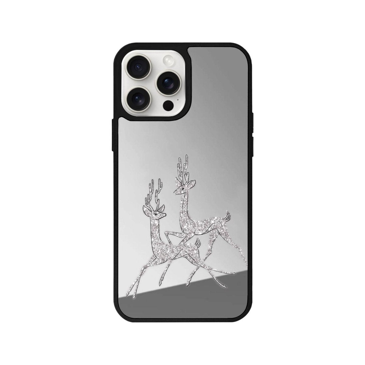 iPhone 11 Disco Deers Mirror Aynalı Telefon Kılıfı Gümüş - SUMTHINCS