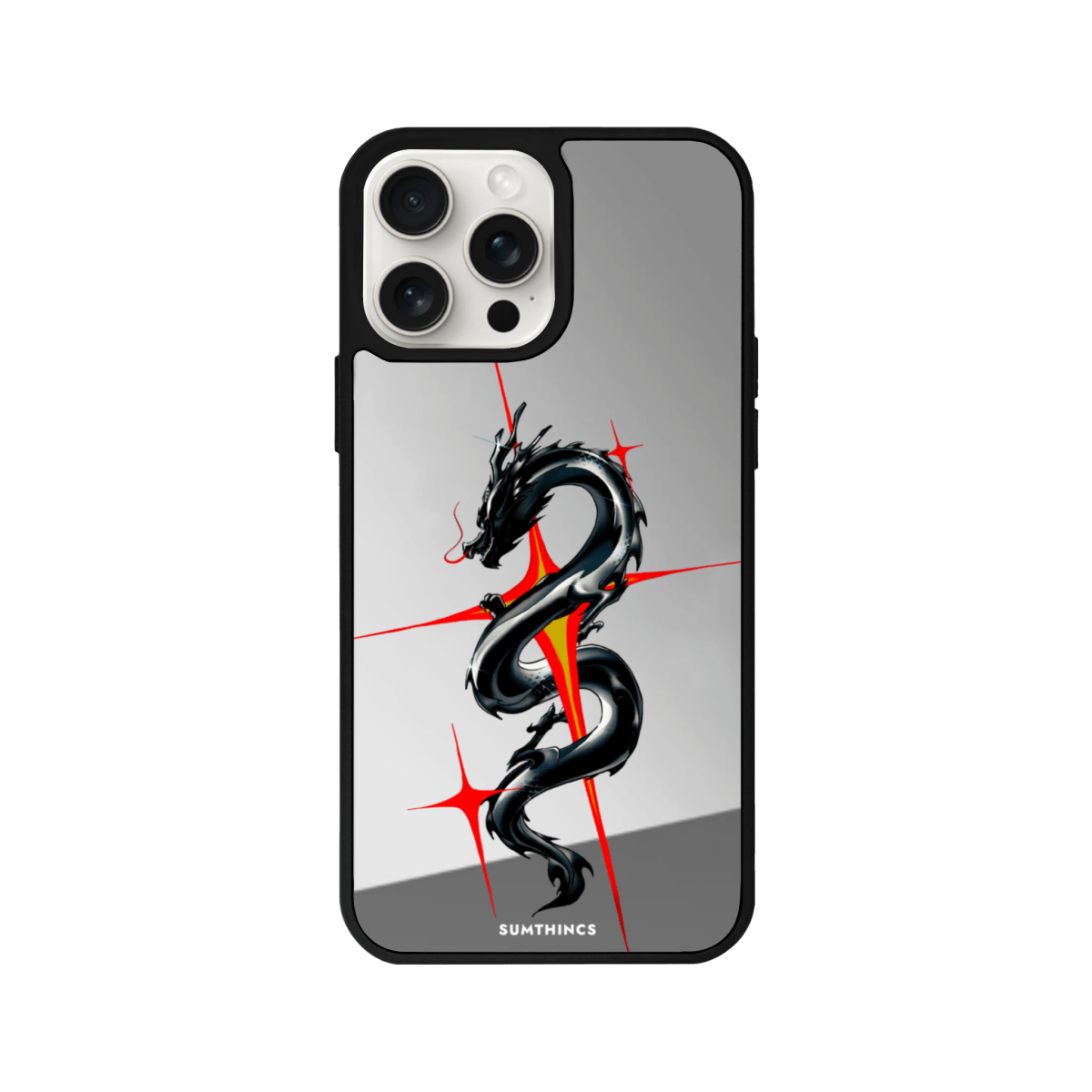 iPhone 11 Dragonflare Mirror Aynalı Telefon Kılıfı Gümüş - SUMTHINCS