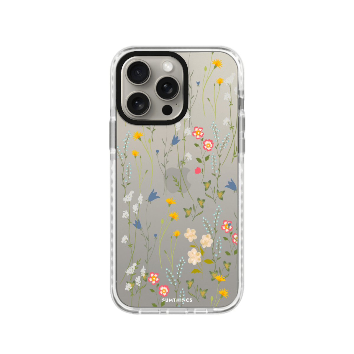 iPhone 11 Eternal Garden Procase Şeffaf Telefon Kılıfı Beyaz Şeffaf - SUMTHINCS