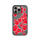iPhone 11 Hearts Procase Şeffaf Telefon Kılıfı Antrasit - SUMTHINCS