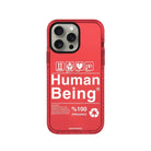 iPhone 11 Human Being Procase Şeffaf Telefon Kılıfı Kırmızı - SUMTHINCS