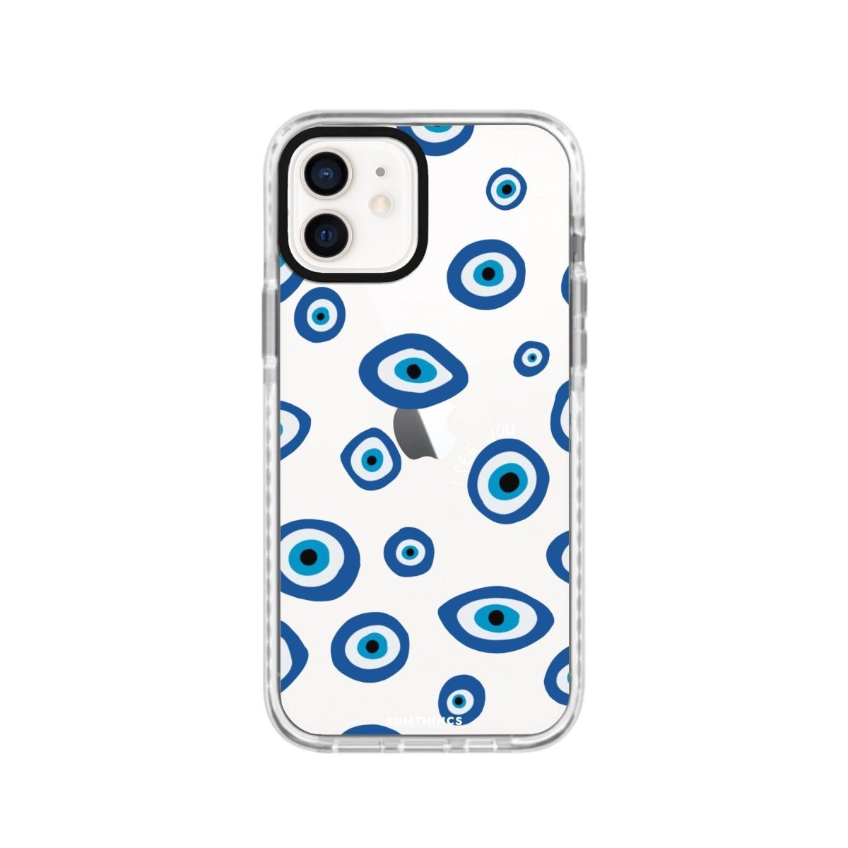 iPhone 11 I See You Procase Şeffaf Telefon Kılıfı Beyaz Şeffaf - SUMTHINCS