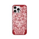 iPhone 11 Lacework Premium Telefon Kılıfı Kırmızı - SUMTHINCS