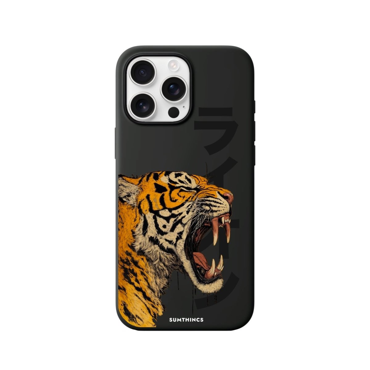 iPhone 11 Lion Premium Telefon Kılıfı Siyah - Sumthincs