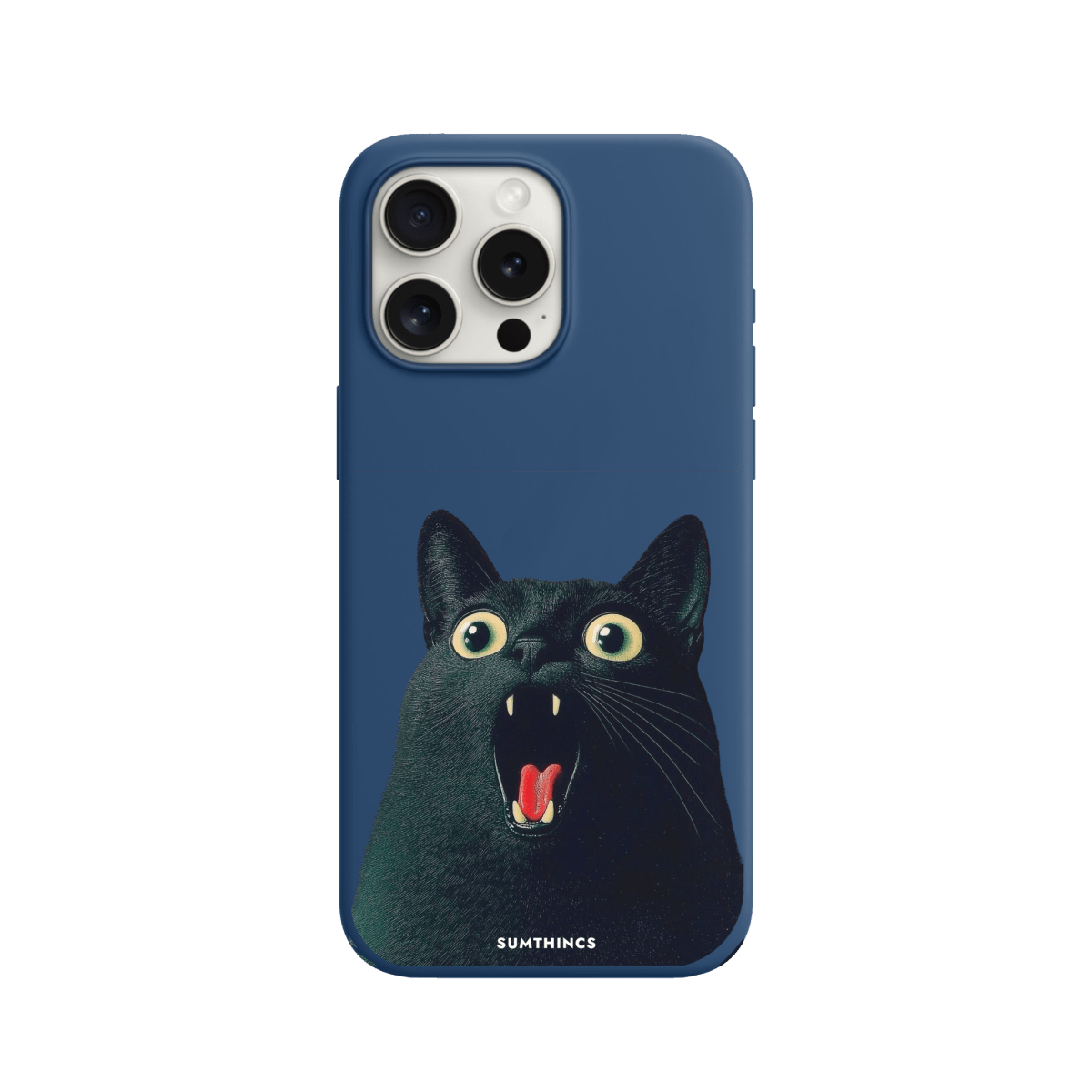 iPhone 11 Meoww Premium Telefon Kılıfı Pasifik Mavi - SUMTHINCS