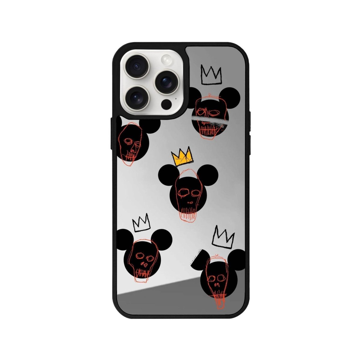 iPhone 11 Mickeys Midnight Mirror Aynalı Telefon Kılıfı Gümüş - SUMTHINCS