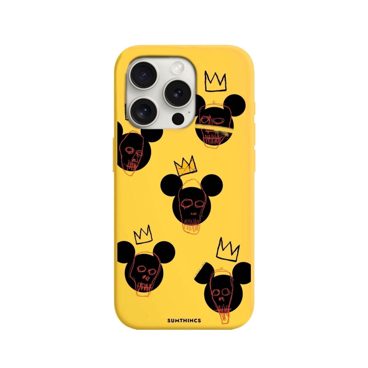 iPhone 11 Mickeys Midnight Premium Telefon Kılıfı Sarı - SUMTHINCS