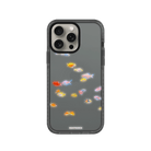iPhone 11 Neon Fish Procase Şeffaf Telefon Kılıfı Antrasit - SUMTHINCS